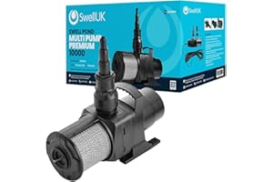 SWELL UK Swell Multi-Pump Premium 10000: Multi-Purpose Garden and Feature Pump with 3-Year Guarantee