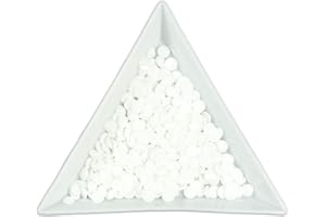 BAD ASS BEAUTY 500pcs 5mm Flat Back Resin Rhinestones Bling Crystal Diamantes for Nail Art & Craft (5mm, White)