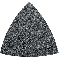 FEIN Feuilles Abrasives Perforées Grain 80 – Lot De 50 – Fixation Auto-agrippante, Pour Ponçage Multi-Matériaux Avec Aspiration Poussière