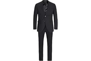 JACK & JONES Male Einreihiger Blazer und Hose JPRSOLARIS Super Slim Fit Anzug