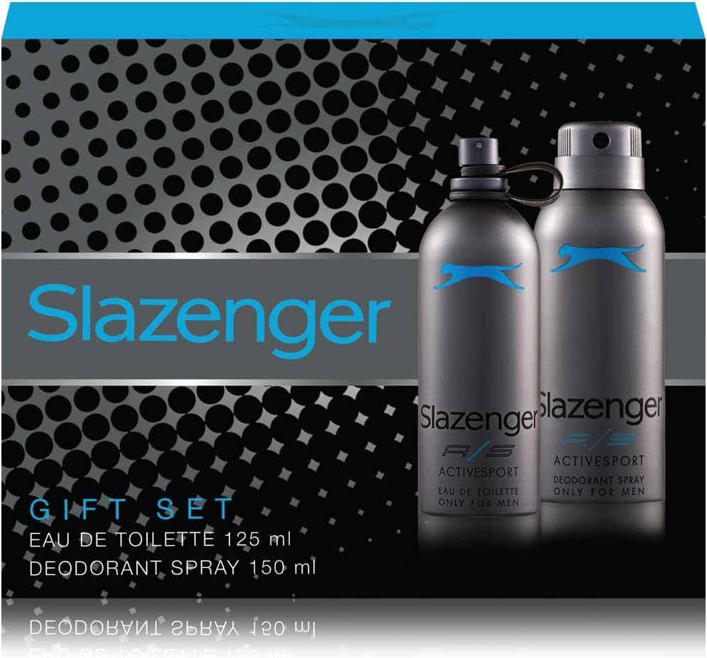 Slazenger Active Sport Eau de Toilette Set, (Mavi, 125+150 ml)