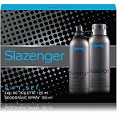 Slazenger Active Sport Eau de Toilette Set, (Blue, 125+150 ml)