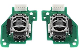 Eboxer Sostituzione joystick analogico 3D sinistro e destro per controller Nintendo Wii U GamePad