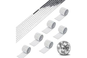 WOOLUCK® 9600 Pezzi Piastrelle a Mosaico Autoadesive Specchi,tessere mosaico a specchio quadrato per Decorazioni Artigianali Fai Da Te - 5 X 5 mm