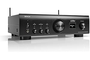 Denon PMA-900HNE HiFi Verstärker, Stereo Verstärker mit HEOS Built-in, 2x85W, eingebauter Phono-Vorverstärker, Hi-Res Zertifiziert, AirPlay 2, Bluetooth, Schwarz