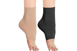 KUZIMUA 2 Paar Knöchel Medizinische Kompressionsstrümpfe Herren & Damen 20-30mmhg, Stützstrümpfe Kompressionssocken für Schwellung Plantarfasziitis Verstauchung Neuropathie Sport