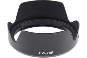 Hersmay Paraluce EW-78F per Canon RF 24-240mm F4-6.3 è USM su fotocamera EOS R6 R5 RP R, paralume reversibile per obiettivo Canon EW-78F