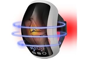 JITESY Dispositivo terapia luz roja, 660 nm y 880 nm Terapia luz infrarroja cercana Rodillera portátil para articulaciones rígidas hinchadas, ligamentos estirados y lesiones musculares alivio dolor
