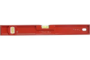 STANLEY FATMAX STANLEY 1-42-251 Niveau Rectangulaire Tmlh 40 cm Fabriqué en France - Niveau Rectangulaire Alliage Aluminium - Léger et Résistant - 2 Fioles Antichocs - 2 Semelles Usinées