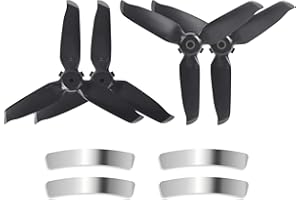 Fututech - Elica per DJI FPV, ricambio per DJI FPV, accessorio per Drone, volo silenzioso (Silver Two Pairs)