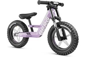 Berg Biky Bicicleta de Paseo con Freno de Mano a Partir de 2 años, neumáticos de Aire, Cuadro de magnesio, 12 Pulgadas, Bicicleta Infantil para niños y niñas, sillín de Altura Ajustable