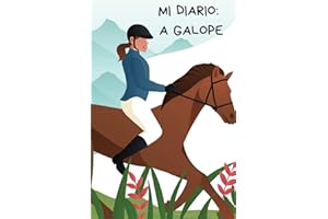 Mi diario: A galope: Diario de caballo | Cuaderno de equitación 132 páginas 6x9 pulgadas | Regalo para los chicos y chicas que practican equitación | diario de deportes al aire libre