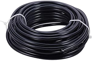 BENECREAT 10m 5mm Cavo in Alluminio Nero Flessibile Cavo in Alluminio Flessibile per Scolpire Scheletri Floreali Creazione Artistica 4 Calibro