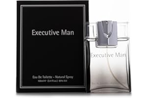 Executive Man NEW Black By Laurelle London - Perfume For Men (100 ml) Exquisite and Refreshing Mens Fragrances Masterfully Crafted Perfumes For Men - Timeless Charm for Less, Perfect Fragrance For Men