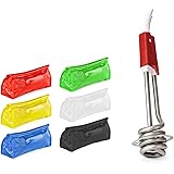 ROMMELSBACHER Reisetauchsieder RT 350 - wärmeisolierter Griff, Überhitzungsschutz, 350 Watt, Etui (Farbe variabel), Edelstahl