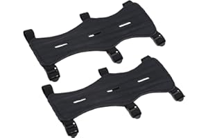 eMagTech 2 X Protezione Per Il Braccio Per Tiro Con L'arco Nera Con Cinghie Regolabili Pelle Di Mucca Tiro Con L'arco Equipaggiamento Protettivo Caccia Tiro Al Bersaglio Traspirabilità