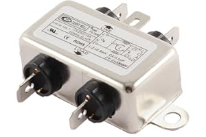 UXCELL sourcing map AC 115/250V 10A CW1B-10A-T atténuateur bruit Filtre EMI