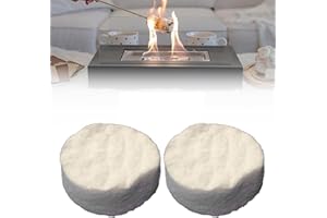 CNANRNANC Lot de 2 éponges en céramique pour cheminée au bioéthanol - Éponge en céramique pour cheminée au bioéthanol - Pour intérieur et brûleur au bioéthanol