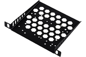 GeeekPi DeskPi RackMate TT Accessories 7 inch 0.5U Rack Shelf 0.5U Server Rack Shelf Vendita Rack Mount Cantilever Tray Only for DeskPi RackMate TT Network Cabinet