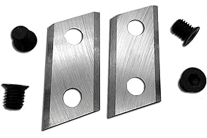 Without brand LT-TOOL, 1 Pair Garden Shredder Chipper Blades Knifes For Eco ES1600 For McCulloch MCS2001