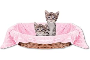 Bestlivings Couverture douillette pour animal de compagnie - Confortable et super douce - Disponible dans de nombreuses tailles (70 x 100 cm - Rose - Rose bébé)