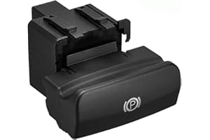 MIRTHBUY Elektronische Handbremse Parkschalter Bremsknopf Für Peu-geot 4707.06 3008 5008 470706 Mattschwarz