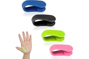 VCSJW 4pièces Pince D'acupression,Pince À Main,Pince D'acupression,Compétences Attaques De Panique,Aide Aux Attaques De Panique,Pince De Massage Pour Maux De Tête,Stress,Anxiété,Tension,Portable(4 Couleurs