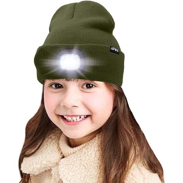 Bonnet LED Rechargeable USB - Lumière Intégrée, 3 Niveaux De Luminosité - Cadeau Homme/femme