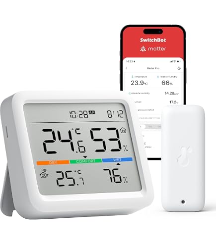Stazione Meteo Intelligente Con Orologio - Display LCD Colori, Temperatura, Umidità, USB, Retroilluminazione