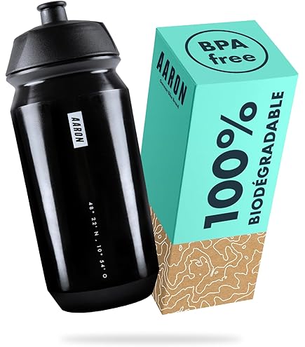 AARON ECO Drinkfles, 100% biologisch afbreekbaar, 500 ml