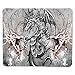 Produktbild Yanteng Gaming Mouse Pad Drache, unheimliche Kreatur in der Skizze stilisierte Horror-Szene Monster Tattoo Art gotisches Bild dekorativ, Grauer Umber-Rand