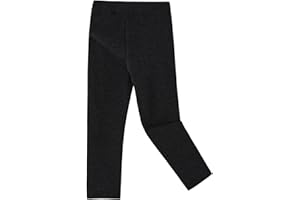 Ugitopi Ragazze Inverno Spesso Caldo Pantaloni Lunghi Foderato in Pile Leggings