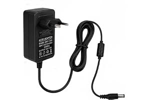 12 V 3A universell 36 W nätadapter, AC-DC-laddare med 1 m kabel och kontakt 5,5 x 2,1 mm, strömförsörjning för LED, routrar, kameror, högtalare, LCD-skärmar