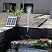 Produktbild sypure (TM) 6 V 1,5 W Garten Pool Teich Springbrunnen Deko Brunnen Solar Landschaft Brunnen Equipment Solar Power Wasserpumpe