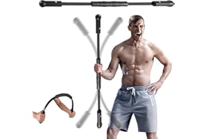 DRZHEAM Elastic Fitness Bar Fitness Body Bars Muscle Strength Training Fitness Equipment Arm Bar Suitable for your Workout at Home