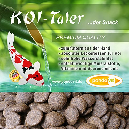 Koi-Taler 2400 ml pondovit Premiumsnack für Kois, Leckerbissen - 2
