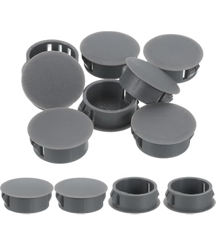 QUARKZMAN Lochstopfen 13 Mm – 30 Stück, Bündig, Aus PP-Kunststoff, Weiß