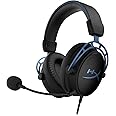 HyperX Cloud Alpha S, Cuffie Gaming con Jack Audio da 3,5 mm e USB-A, Comandi sul Cavo, Telaio in Alluminio, Cuscinetti in Me