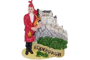 MUYU Magnet Imán para Nevera con diseño de Edimburgo en 3D, colección de Regalo para casa y Cocina, decoración magnética, imán para Nevera de Edimburgo
