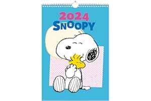 Grupo Erik: Calendario Snoopy 2024, Calendario A3 2024 da Parete, 12 mesi, 29,7x42cm FSC®, ideale come Calendario peanuts 2024, Calendario famiglia 2024, Snoopy gadget