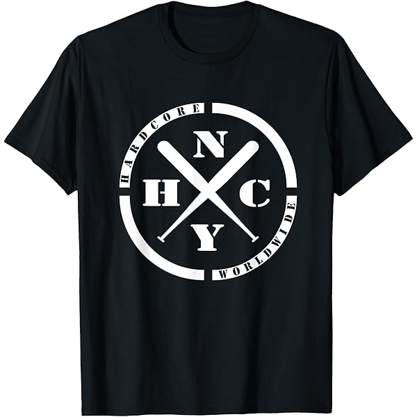 NYHC Cross New York Hardcore Punk Rock T-Shirt : Amazon.co