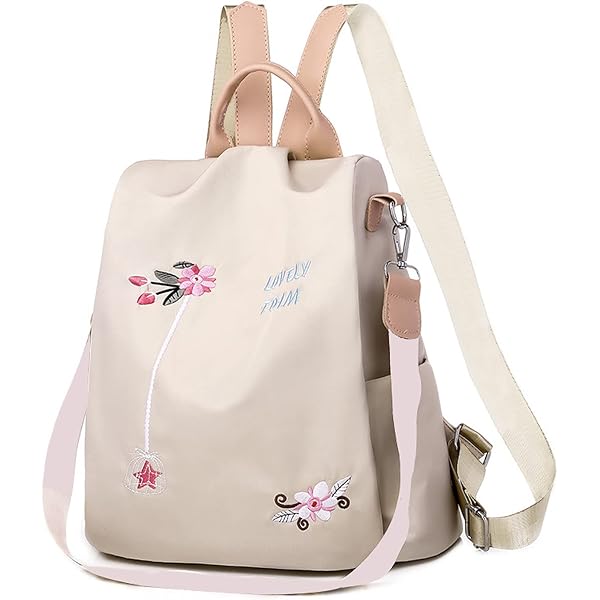 Myra Bag Stella Upcycled Canvas & Cowhide Leather Backpack S-1590 Myra Bag Stella Upcycled Canvas & Cowhide Leather Backpack S  main image 2