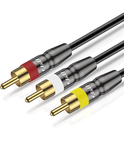 Cable Rca Male Male Wentronic Câble Audio / Vidéo (RCA Fiche RCA) 10 M (Import Allemagne Cable Rca Rca