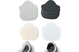 Luvadeyo 8 Pairs of Shoes Heel Repair, self-Adhesive Shoe Patch, Heel Repair Patch, for Leather or Sports Shoes to Protect The Heel,Four Colours