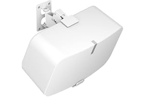 notiela Soportes de Pared Resistentes para Altavoces Sonos 5 Mount y Sonos Play 5 Mount – Soporte de Pared Ajustable e inclinable para Sonos Play 5 Gen 2, Blanco