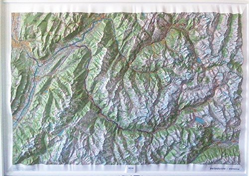RELIEF BELLEDONNE/VANOISE 1/100.000 francais RELIEF BELLEDONNE/VANOISE 1/100.000 francais