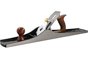 Faithfull No.7 Jointer Plane – Precision Machined Cast Iron Wood Planer Hand Tool for Hard & Soft Wood, Long Edge Truing, Board Levelling & Stock Removal