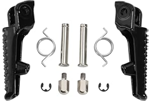 XMT-MOTOR Moto Frente Reposapiés Estriberas Clavijas para pies Pedales Adecuado para CBR600RR 2003-2023 CBR1000RR 2004-2023 CB1000R 2008-2023