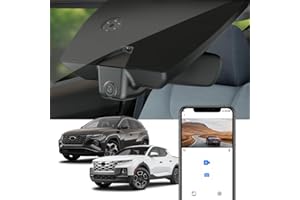 Fitcamx Dashcam do nowoczesnego Santa Cruz i Tucson 2022-2026, OEM 4K kamera samochodowa, 2160P UHD wideo WiFi, nagrywanie pętli, G-Sensor, kamera jazdy WDR, plug and play, karta 64 GB