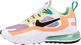 NIKE Women's W Air Max 270 React Se Running Shoe, Lt Arctic Pink Black  Orange Pulse White, 36.5 EU: Buy Online at Best Price in UAE - Amazon.ae